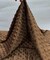 Brown Minky Dot Fabric by the Yard, 60" Wide Ultra-Soft Plush Minky Fabric for Baby Blankets, Nursery Decor, Plush Toys & Sewing